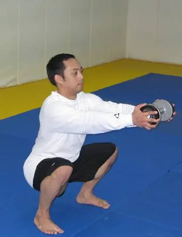 Фронтальный присед - конец