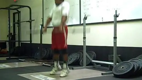 В середине второго рывка