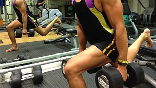 Сплит-присед с поднятой задней ногой