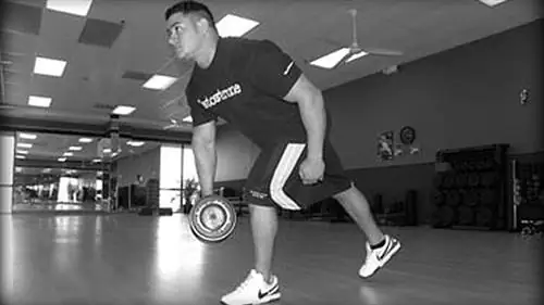 Становая тяга на одной ноге