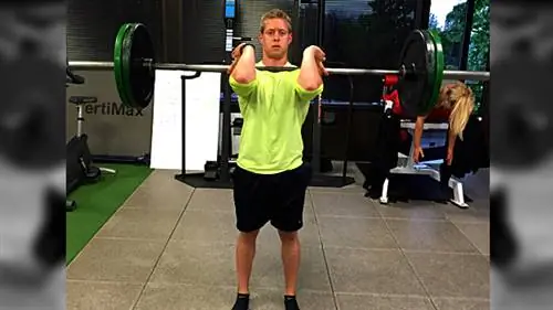 Обратный выпад вперед 2