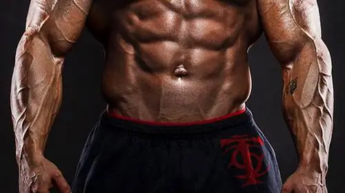 Тренировка большого, толстого, массивного пресса