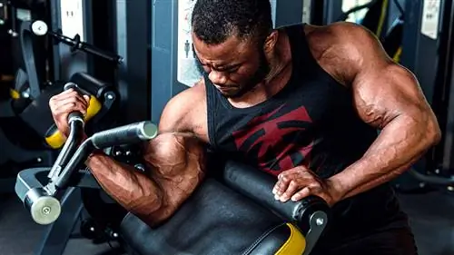 Сгибание рук на бицепс