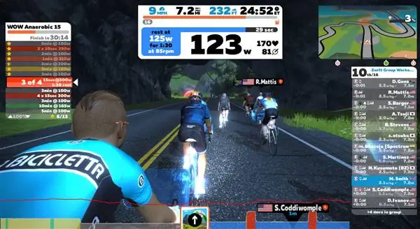 Zwift запускает функцию умных групповых тренировок