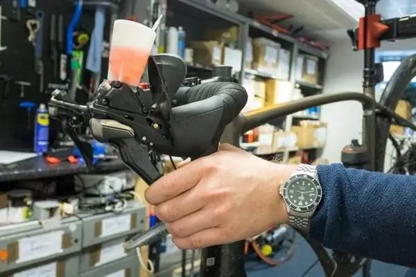 Давление рычага гидравлического дорожного дискового тормоза Shimano