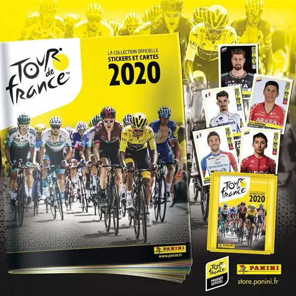 Panini выпускает еще один альбом наклеек Tour de France, доступный в Великобритании