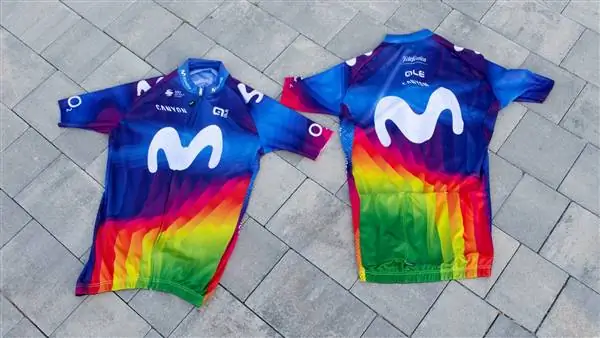 Movistar наденет специальную «радужную майку» на Strade Bianche