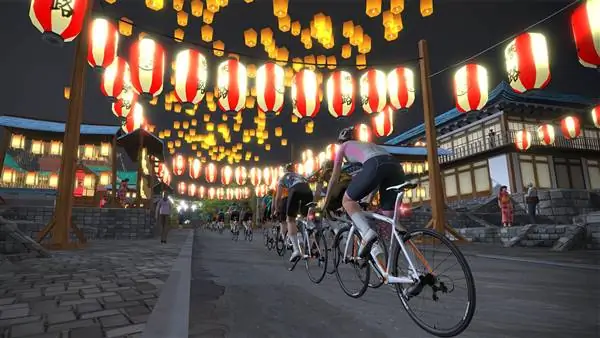 Zwift запускает новую карту в японском стиле