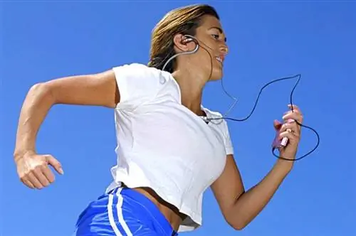 MP3 плеер, джоггер, бег трусцой, музыка, бег