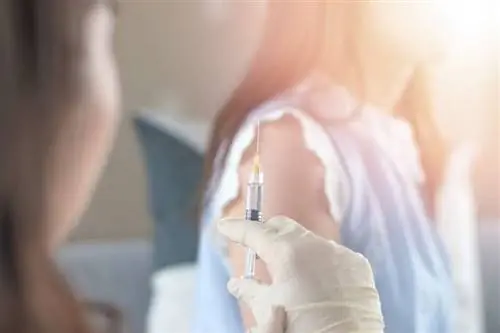 женщина вакцинирована женщина вакцинирована
