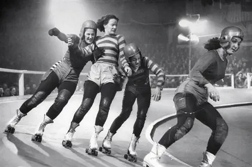 Роликовые коньки Рок-н-роликовые коньки на роллер-дерби