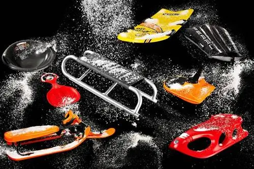 Зимние игры на санях