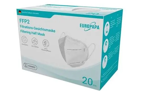 "Маска FFP2 от EUROPAPA "Маска FFP2 от EUROPAPA