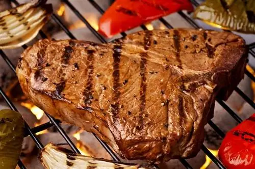 мясо на гриле мясо на гриле