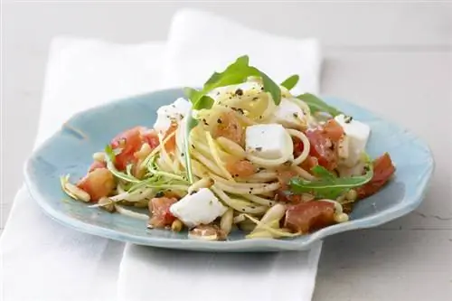 Рецепты рукколы Спагетти с рукколой