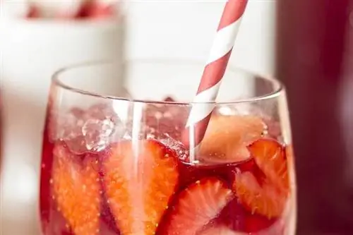 Frosé Летний освежающий напиток в бокале