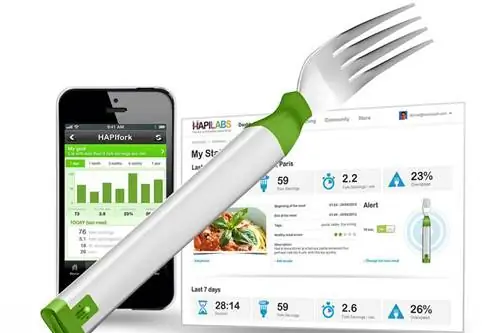 Ешьте более осознанно с вилкой Hapifork