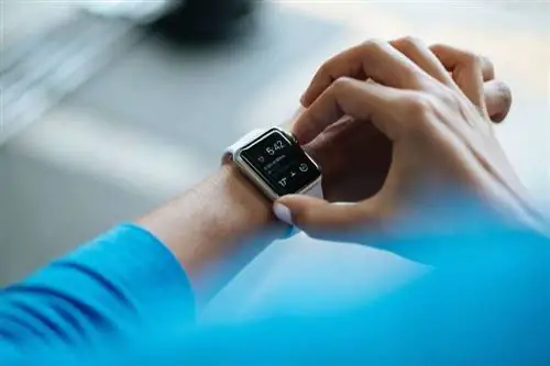 Apple Watch на запястье Apple Watch на запястье