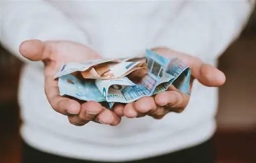мужчина держит деньги мужчина держит деньги