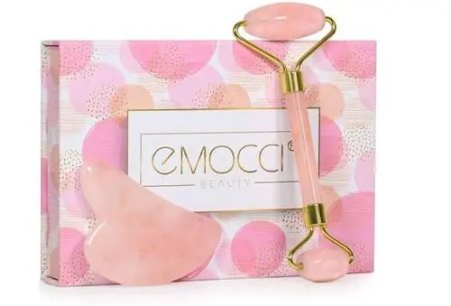 "Набор роликов из розового кварца от Emocci