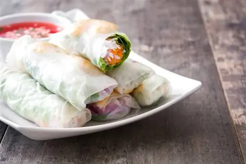 Не только летние булочки: три блюда из рисовой бумаги помогут похудеть