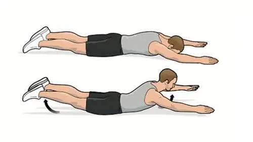 Упражнение удар ногой назад