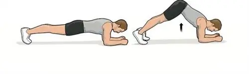 Упражнение горный толчок