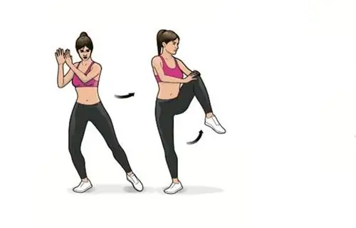 Тренируйтесь поднимать колени