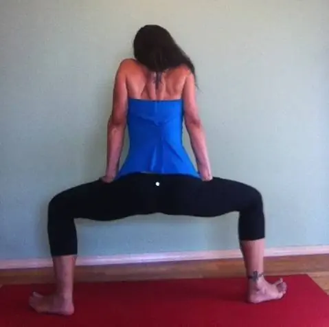 поза на стуле, йога, Уиллоу Райан, растяжка бедер