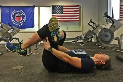 растяжка грушевидной мышцы