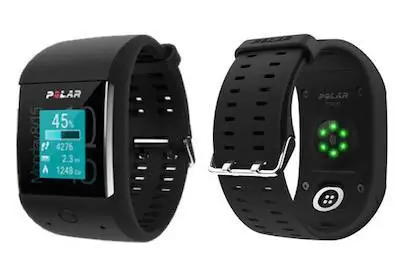 Polar M600 спереди и сзади