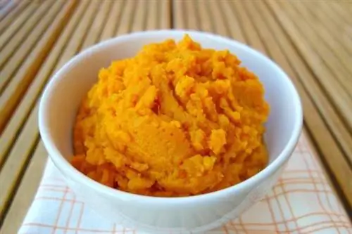 пюре из сладкого картофеля