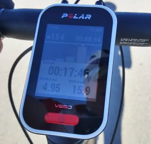 Установлен Polar V650 Установлен Polar V650