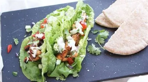 40 дней чистого питания: куриные рулетики с шаурмой и салатом