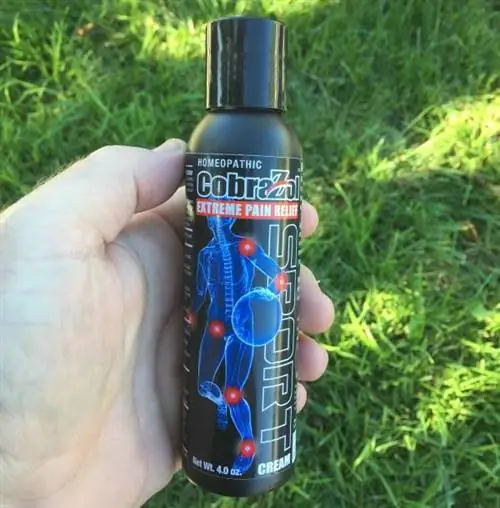 Передняя этикетка крема Cobrazol