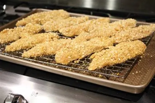 Курица и вафли