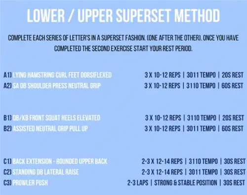 Предоставлено тренером по телосложению