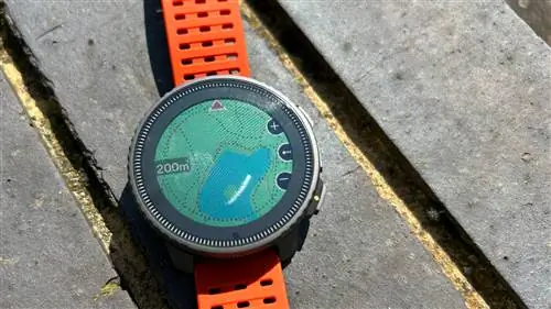 Экран карты на Suunto Вертикальный Экран карты на Suunto Вертикальный