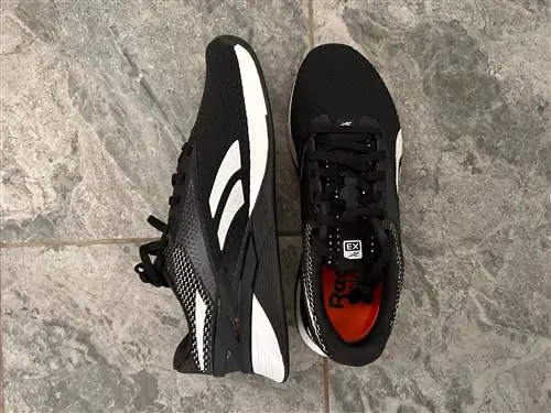 Кроссовки Reebok Nano X3 черно-белого цвета