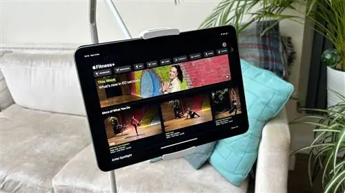 Эта подставка для iPad - аксессуар для домашнего спортзала, о котором я даже не подозревал, что мне понадобится