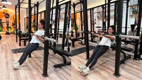 Перевернутый ряд продемонстрирован PT в Lift Studio
