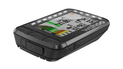 Боковой профиль Wahoo Elemnt Roam v2 Боковой профиль Wahoo Elemnt Roam v2