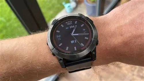 Garmin Fenix 7X Sapphire Solar на запястье Garmin Fenix 7X Sapphire Solar на запястье