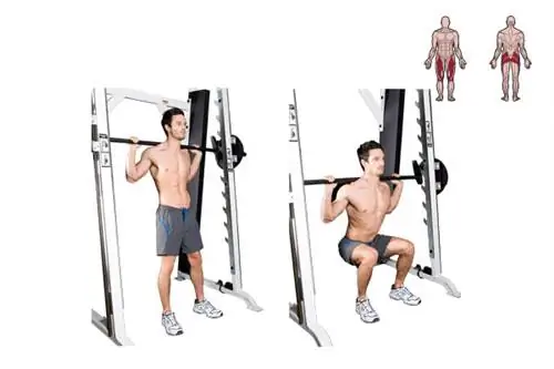 Смит приседает