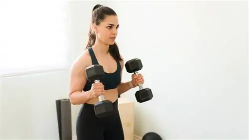 Накачайте большие руки с помощью сгибаний молотков