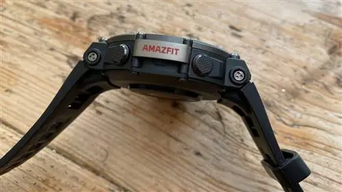 Amazfit T Rex 2 вид сбоку