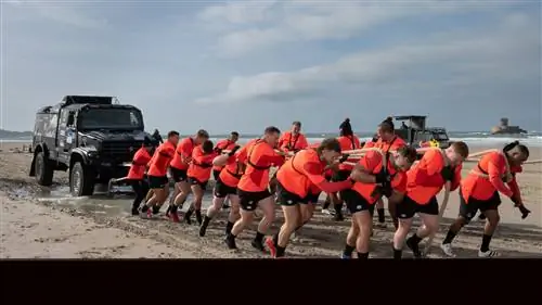 Тренировка Red Bull по регби