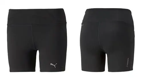 Черные узкие шорты Puma Favorite