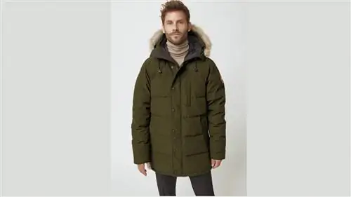 Зеленая парка в стиле милитари Canada Goose Carson