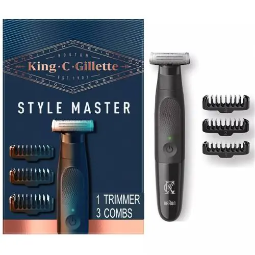 Триммер для бороды King C. Gillette Style Master